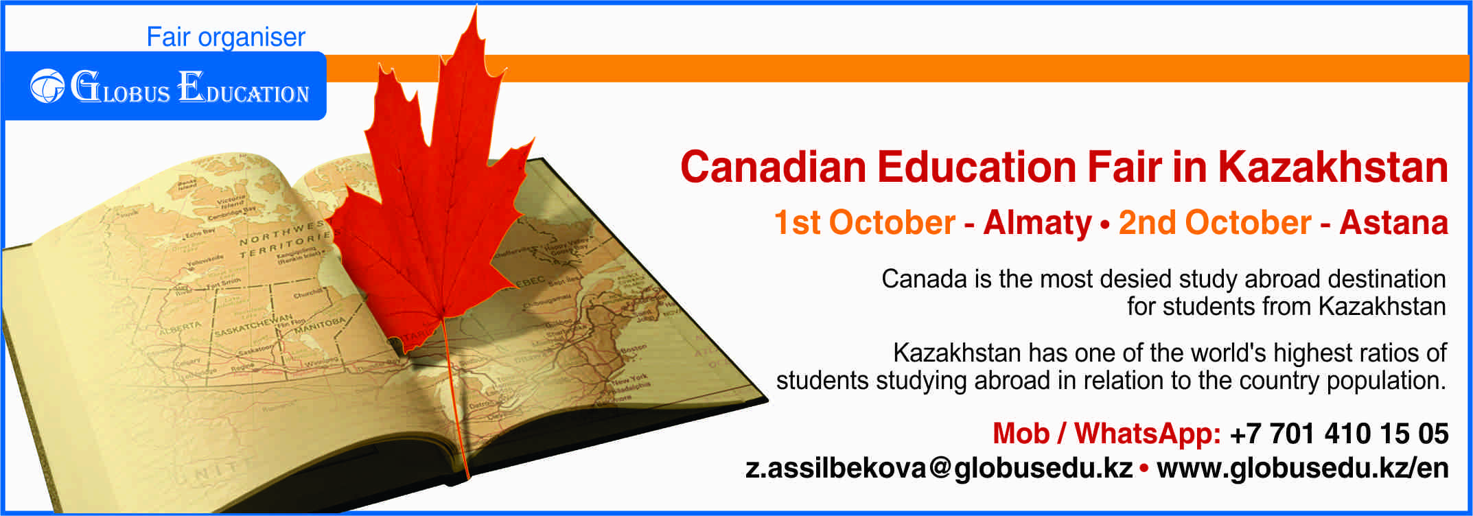 Canadian Education Fair in Kazakhstan